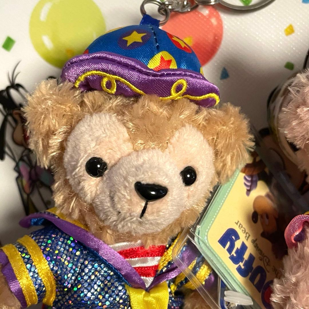 香港ディズニー★10周年。ダッフィー♡シェリーメイฅ۶•ﻌ•キーホルダーセット