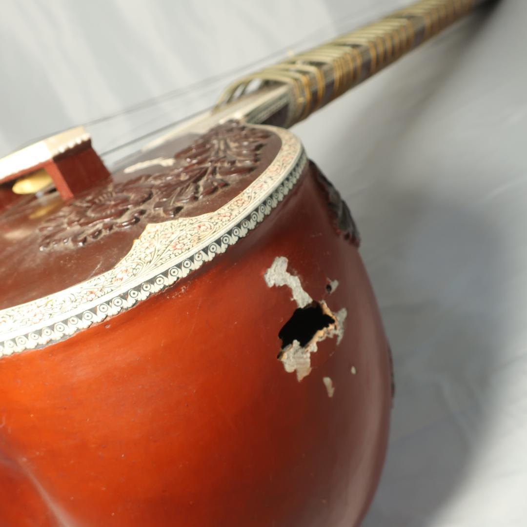 インド民族楽器 シタール 全長約124cm