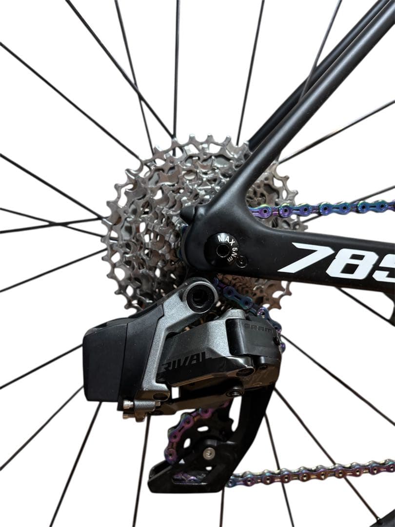 超美品　look785 huez rs 2022 sサイズ　12s etap