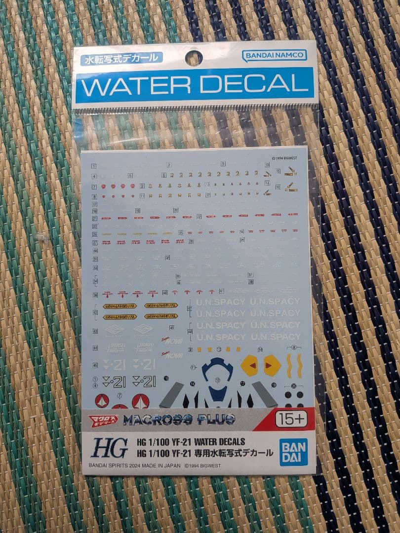 YF-21（デカール付） YF-19 YF-29 フルセットパック YF-29