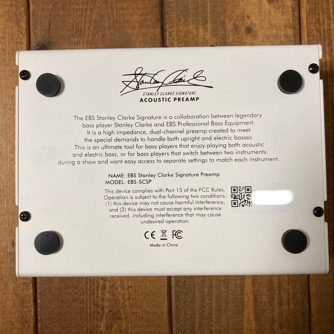 ベース EBS Stanley Clarke Acoustic Preamp