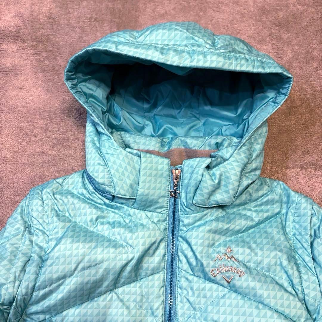 新品✨キャロウェイ ゴルフウェア ダウンジャケット 2way ダウンベスト 青
