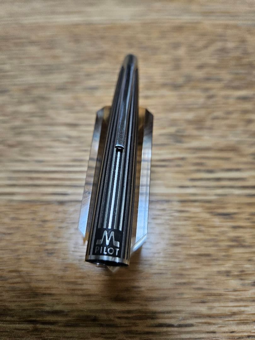 【幻の希少品】 PILOT ミュー ストライプ 廃盤 蝕刻　ヴィンテージ 超美品