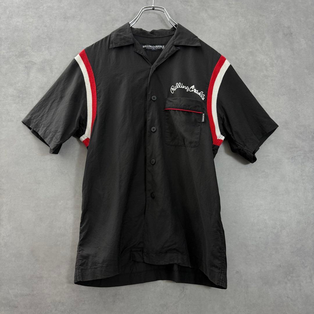 ROLLING CRADLE ローリングクレイドル ボーリングシャツ ブラック