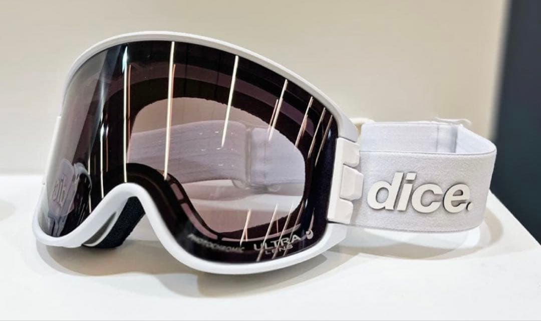 DICEダイス グッドマン スノーボードゴーグル ホワイトアウト 限定品