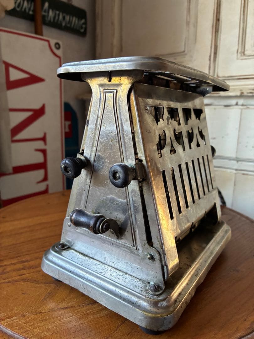 アンティーク　トースター　美しい　メタル　トースター　アメリカ　1920年代
