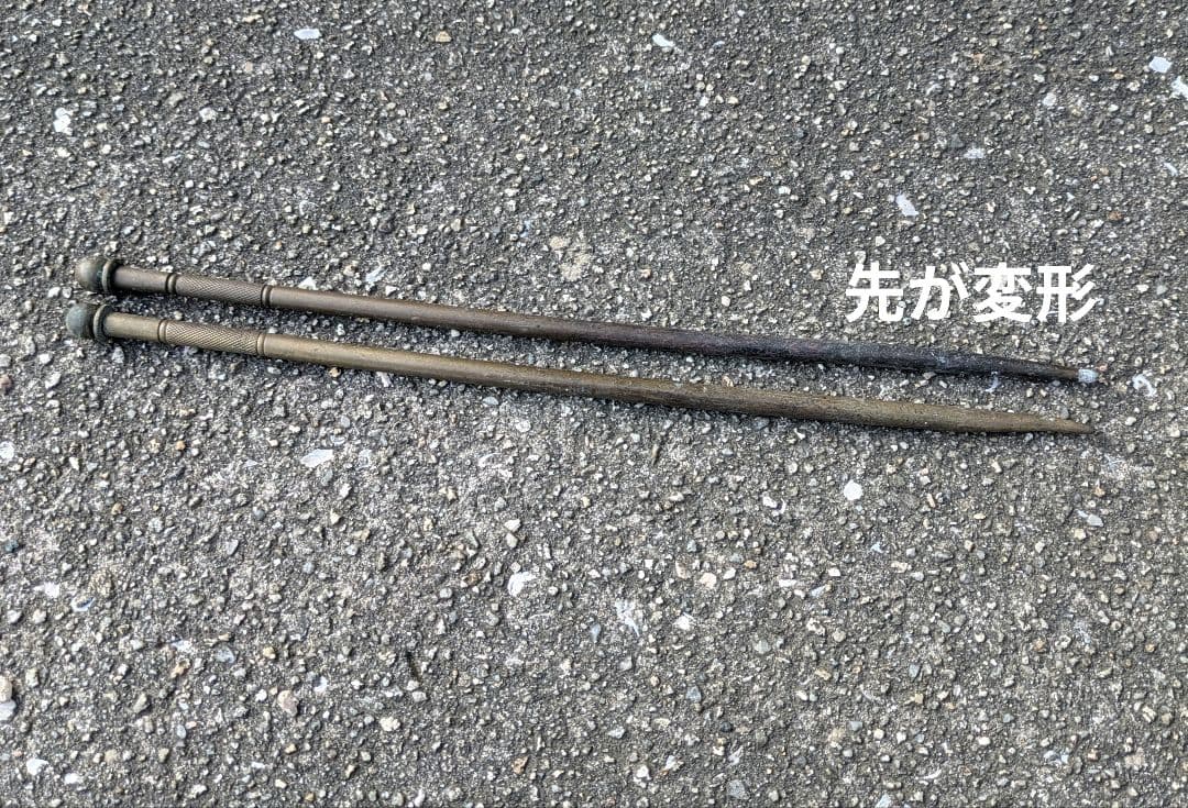 青紫色の火鉢 約38cm 五徳、火箸付き(昭和レトロ)