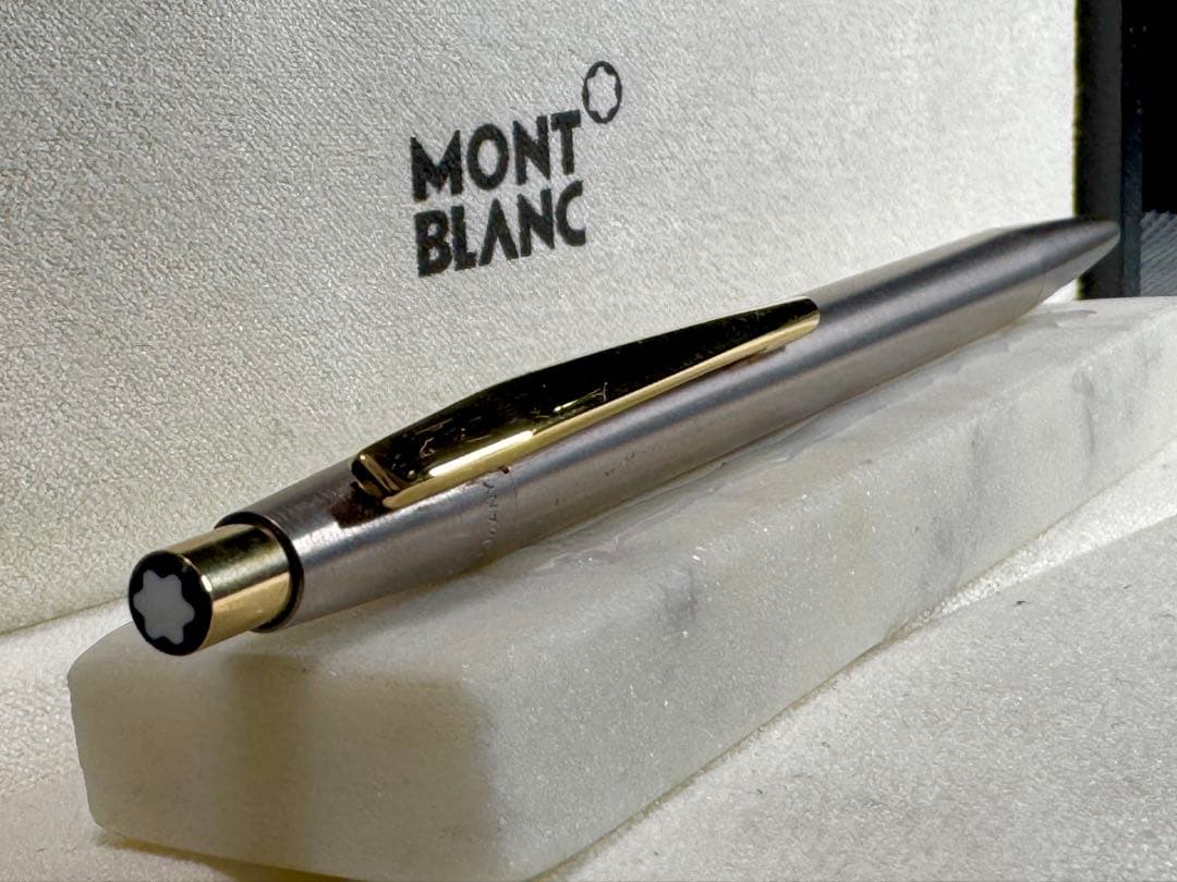 【極美品】MONT BLANC 1970S シルバーボールペン スリムライン
