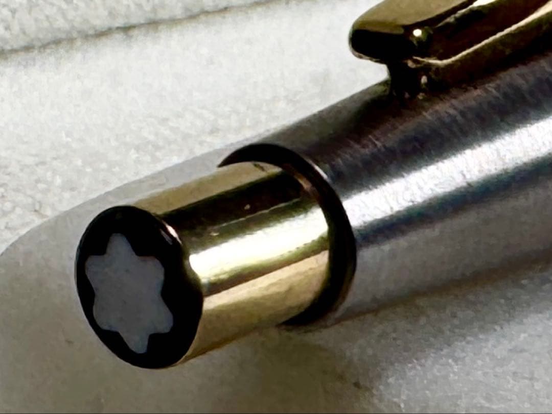 【極美品】MONT BLANC 1970S シルバーボールペン スリムライン