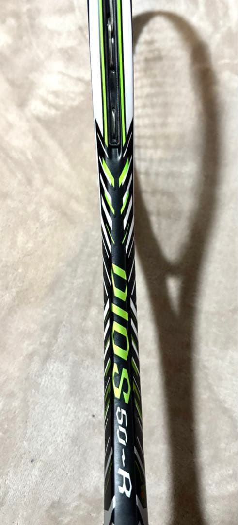 【美品】Dios 50-R 軟式テニスラケット ブラック/グリーン