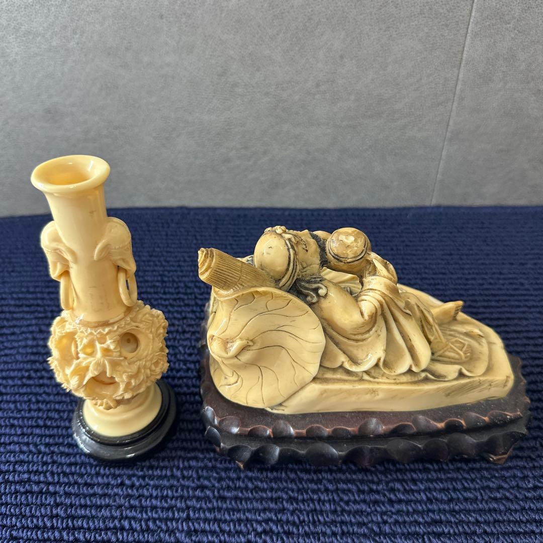 タイムセール★中国置物、中国彫刻骨董置物