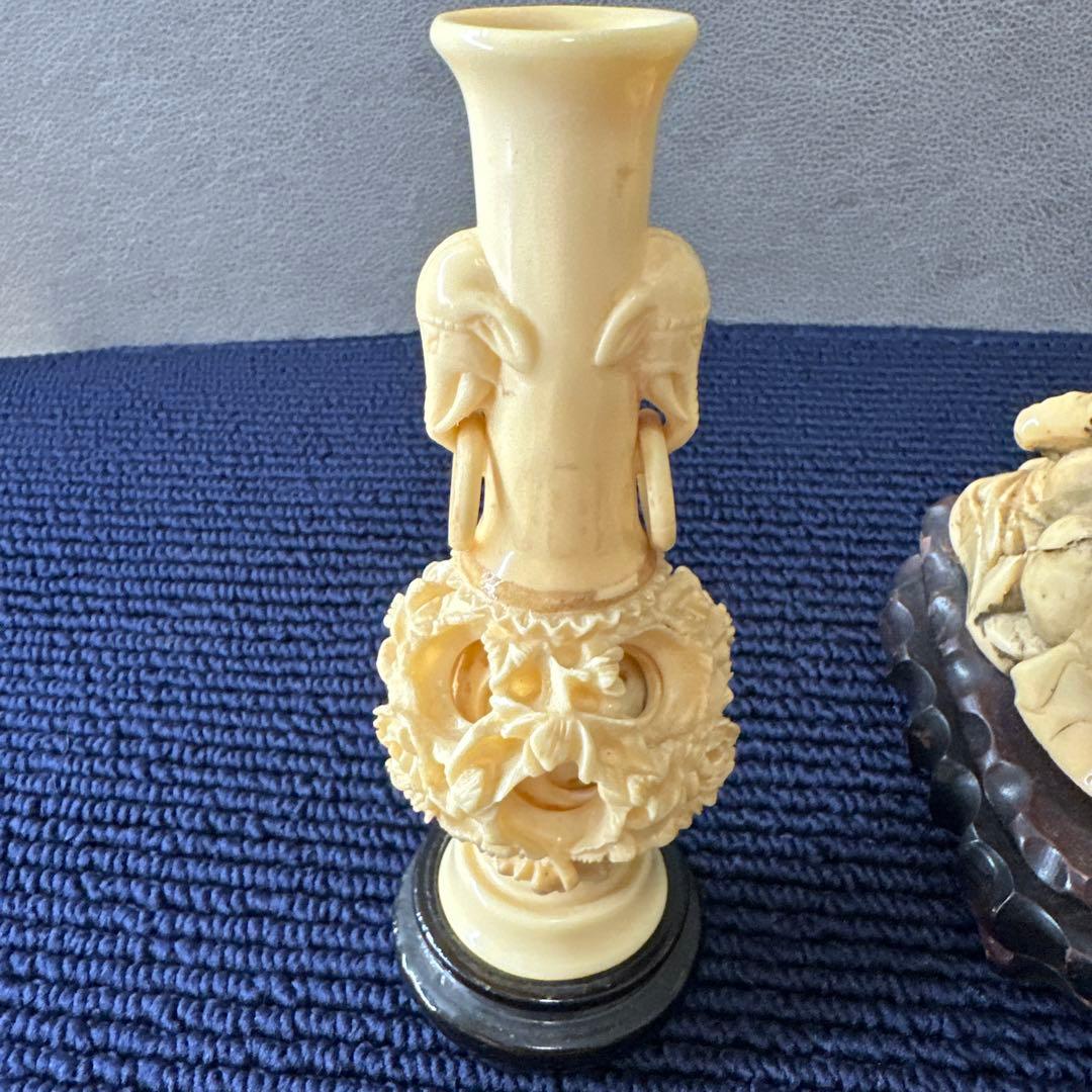 タイムセール★中国置物、中国彫刻骨董置物