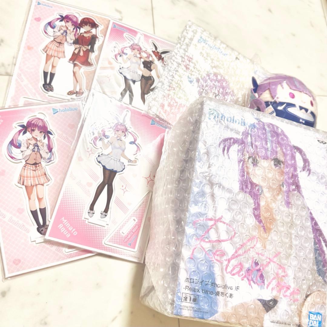 ホロライブ 湊あくあ アクリルスタンド Relax time フィギュア