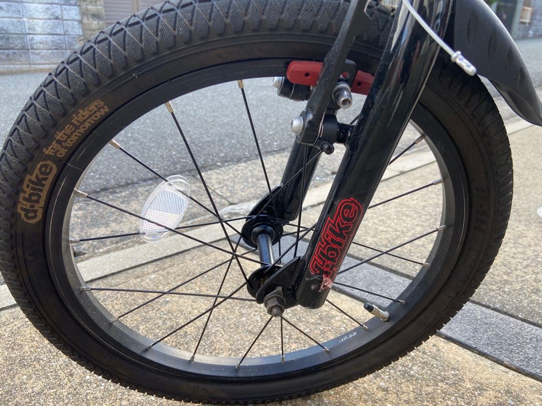 福岡市東区和白引き取り限定　D-Bike MASTER＋ 18インチ 補助輪付き