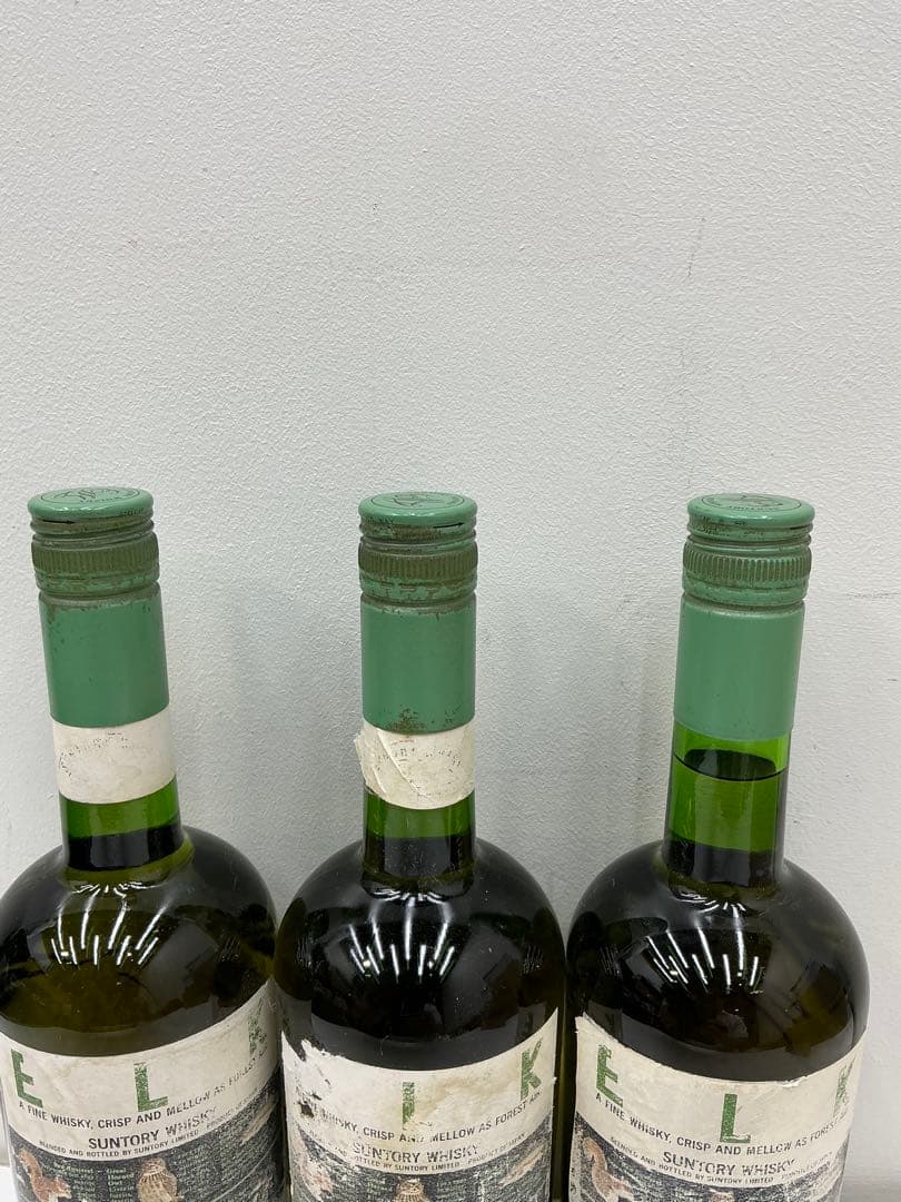 再値下げ！古酒！未開栓！Suntory ELK ウイスキー 3本セット