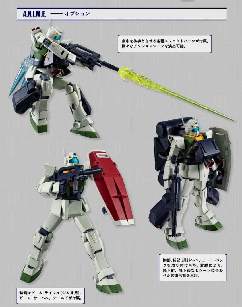 ROBOT魂 ジムII（エゥーゴ仕様）～バリュート・パック装備～