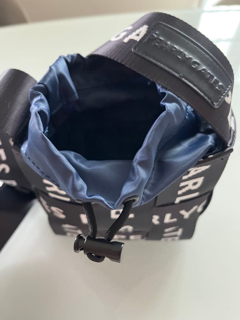 PEARLY GATES 紺色ナイロンバッグ