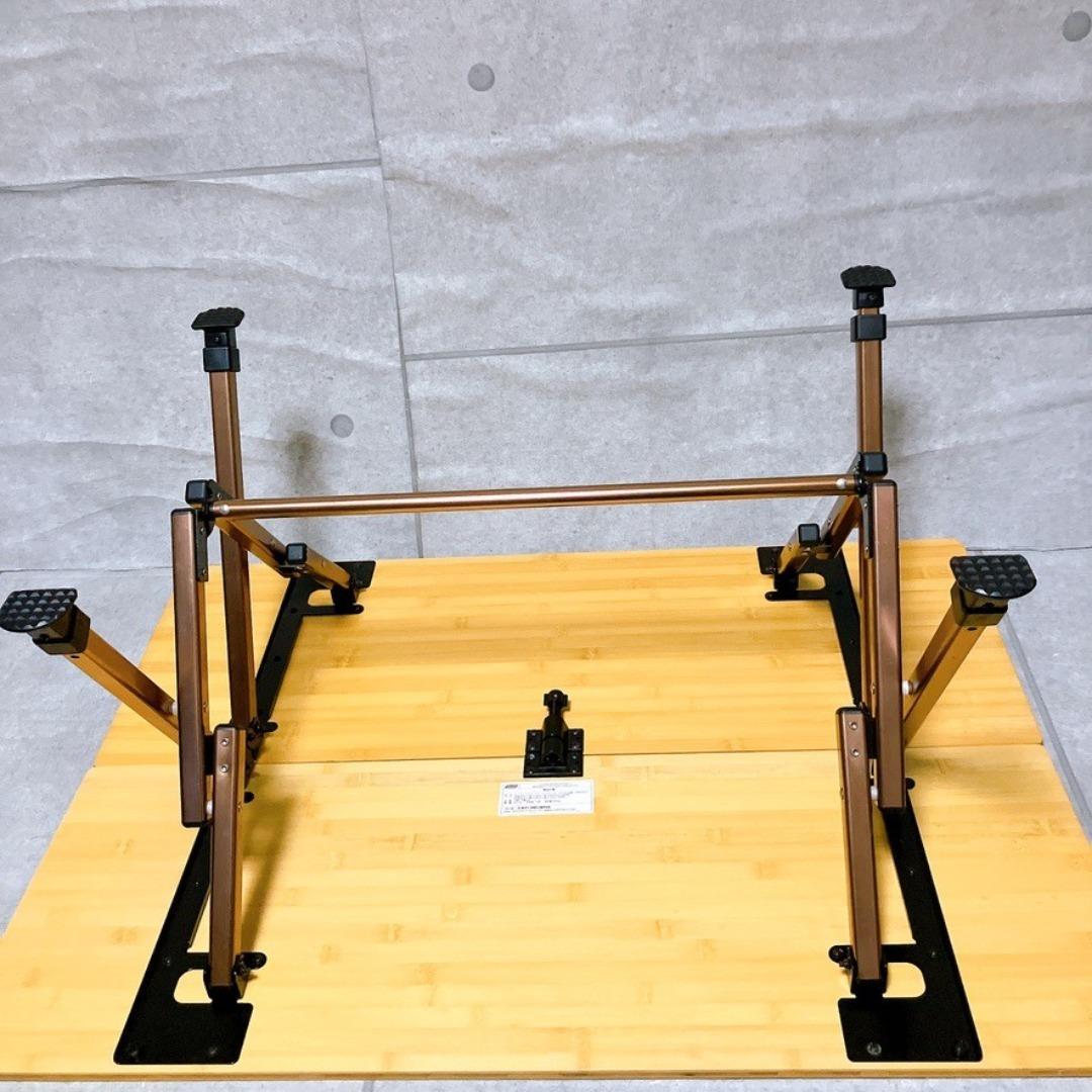 【極美品】Coleman バンブーラウンジ テーブル100 アウトドア用品