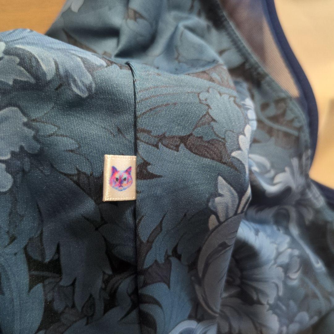 unoa ウノア レオタード ネイビーML 7部袖