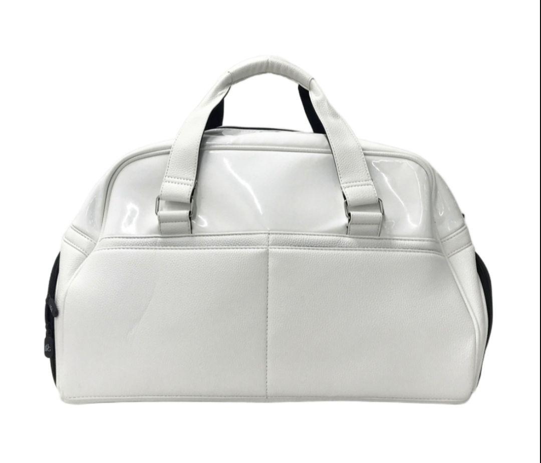 1PIU1UGUALE3 GOLF ボストンバッグ ホワイト