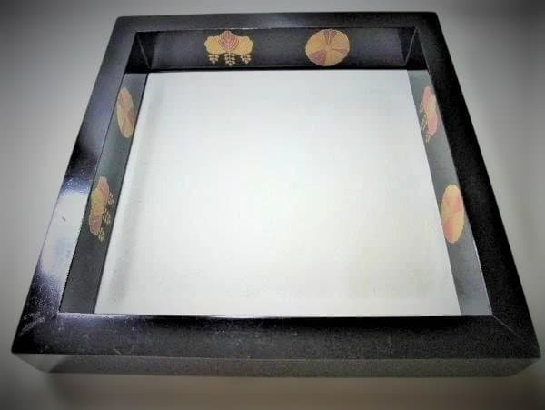 炉縁 輪島塗 高台寺蒔絵 金蒔絵「久世 宗春」作