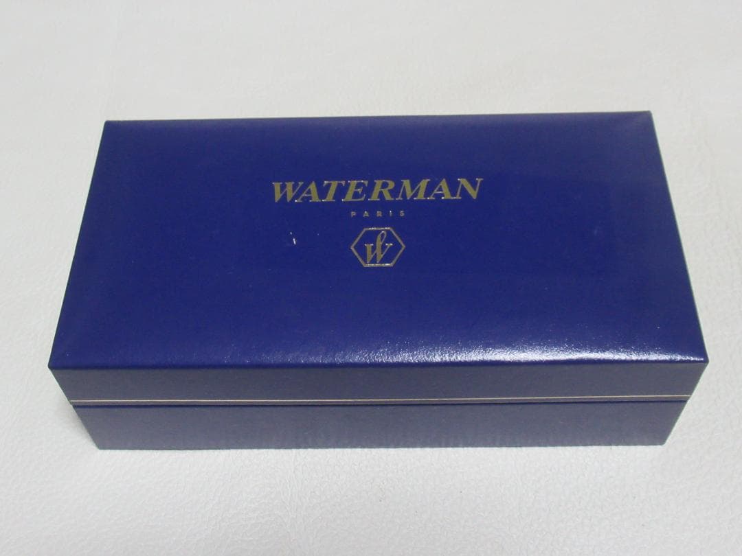 未使用近絶版’90年定価6.6万◆ウォーターマン リエゾン 黒 ペン先18K F