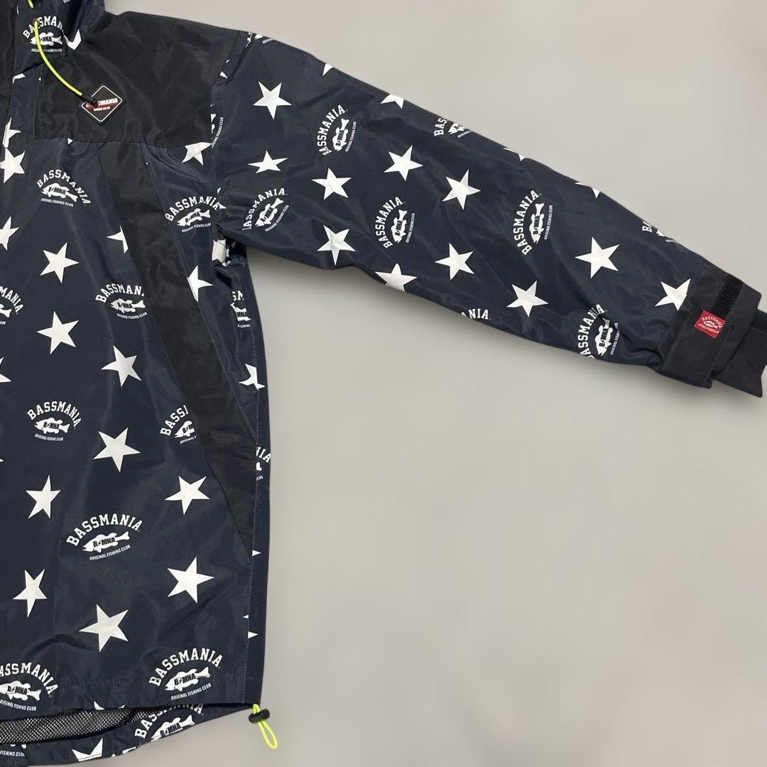 bassmania バスマニア 星総柄 マウンテンジャケット XL