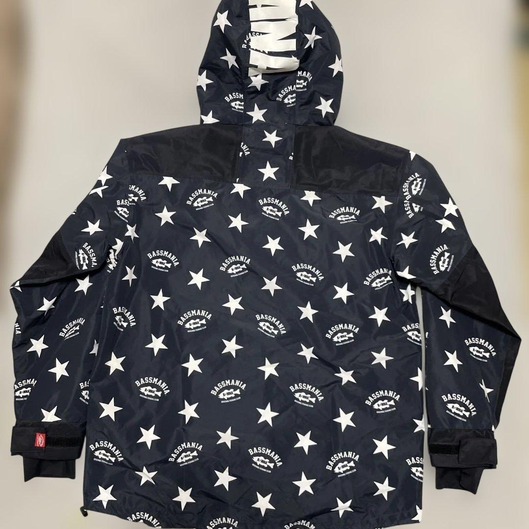 bassmania バスマニア 星総柄 マウンテンジャケット XL