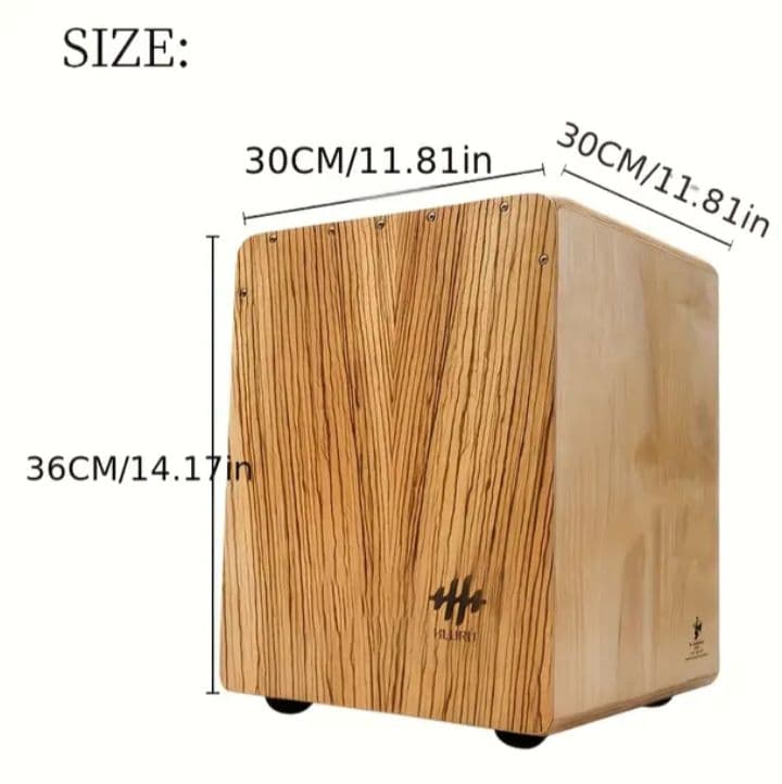 HLURU pro カホン ボックス Cajon box ナチュラルウッド仕上げ