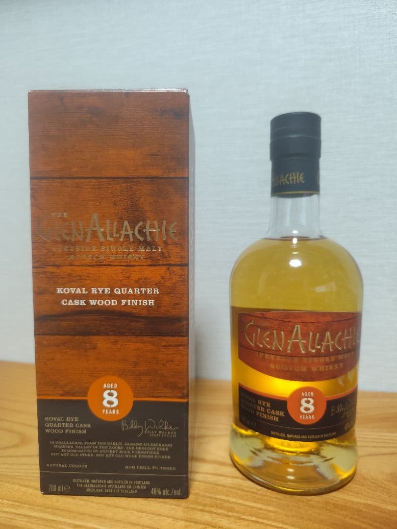 GlenAllachie 8年  Rye Quarter Cask