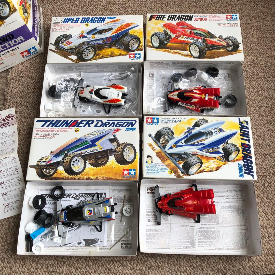 レーサーミニ四駆　メモリアルボックス　4台 サンダードラゴン　ラジコンボーイ