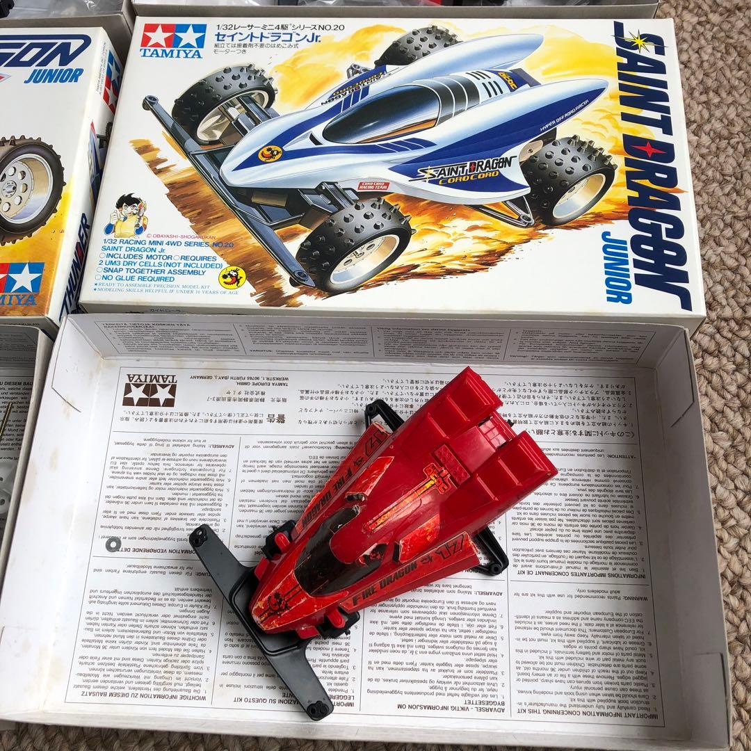 レーサーミニ四駆　メモリアルボックス　4台 サンダードラゴン　ラジコンボーイ