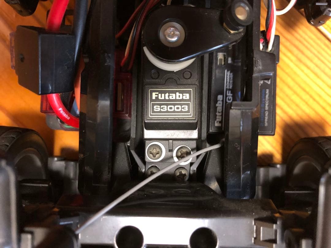 フタバ2PL-2.4Gプロポセット搭載、タミヤM05ミニクーパー赤