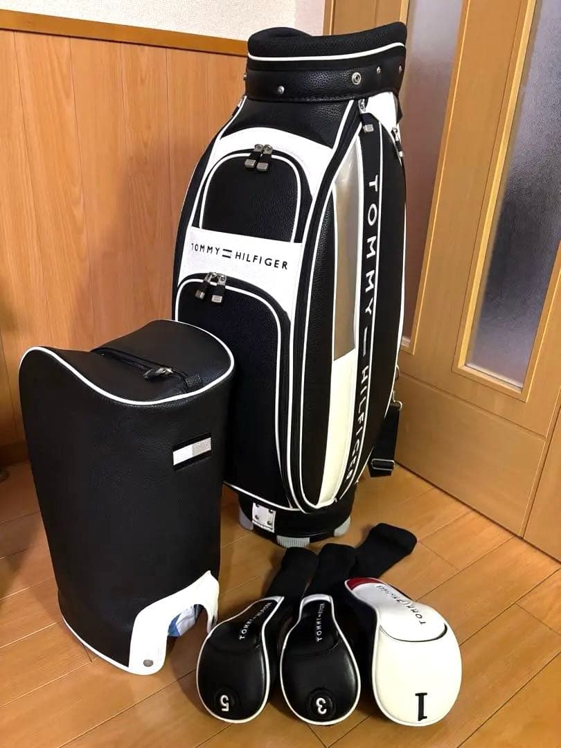 【みん】  キャディバッグ ヘッドカバーセット