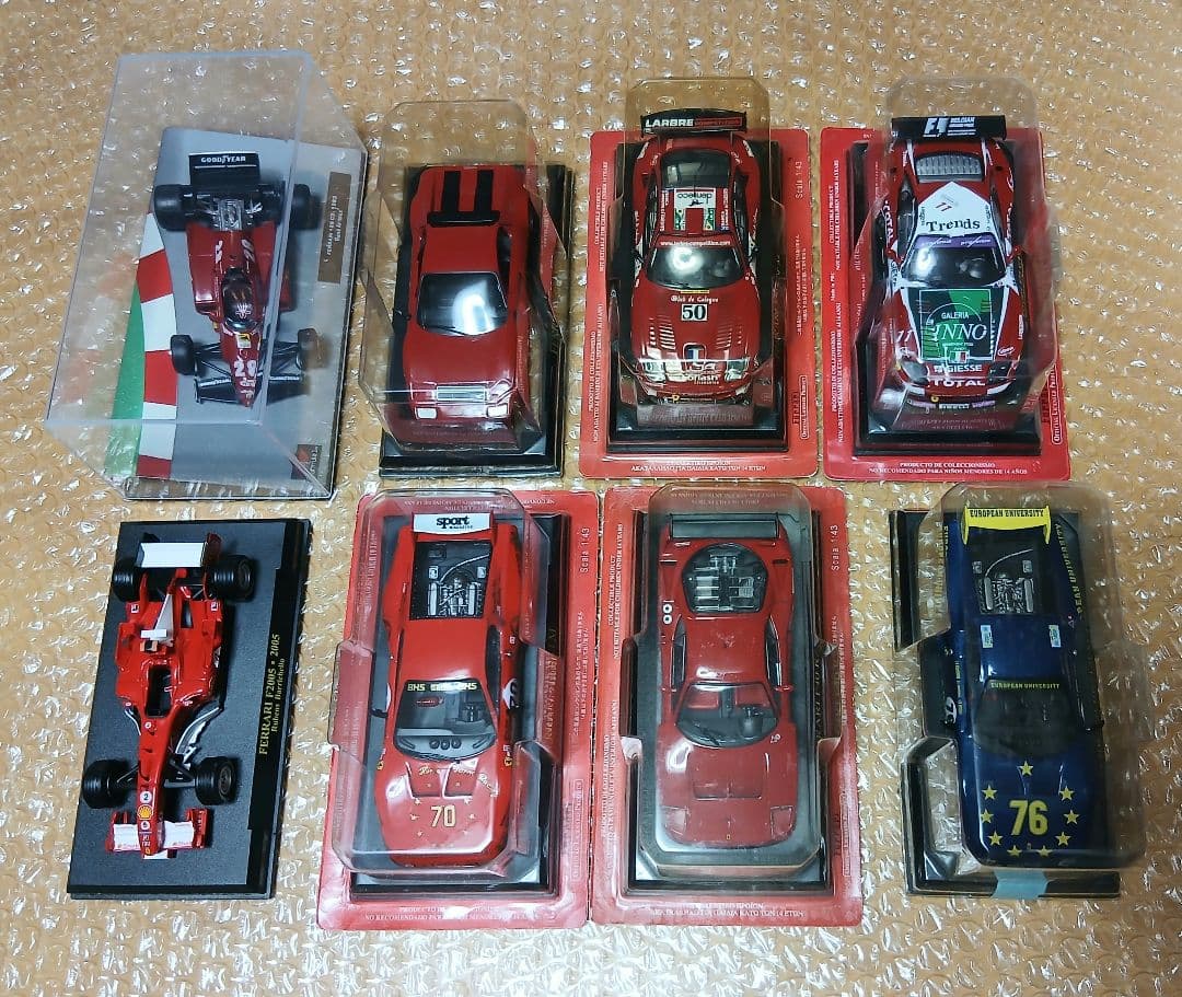 Ferrari シリーズ 1/43スケール 8台セット 未使用長期保管品 当時物