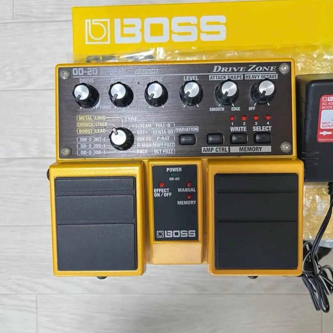 BOSS OD-20 オーバードライブ/ディストーション/ACアダプター