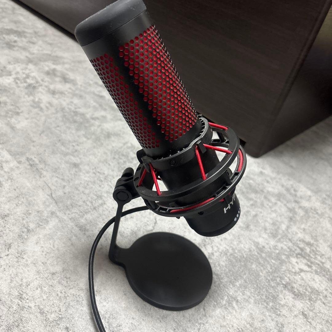 HyperX ダイナミックマイク 黒と赤