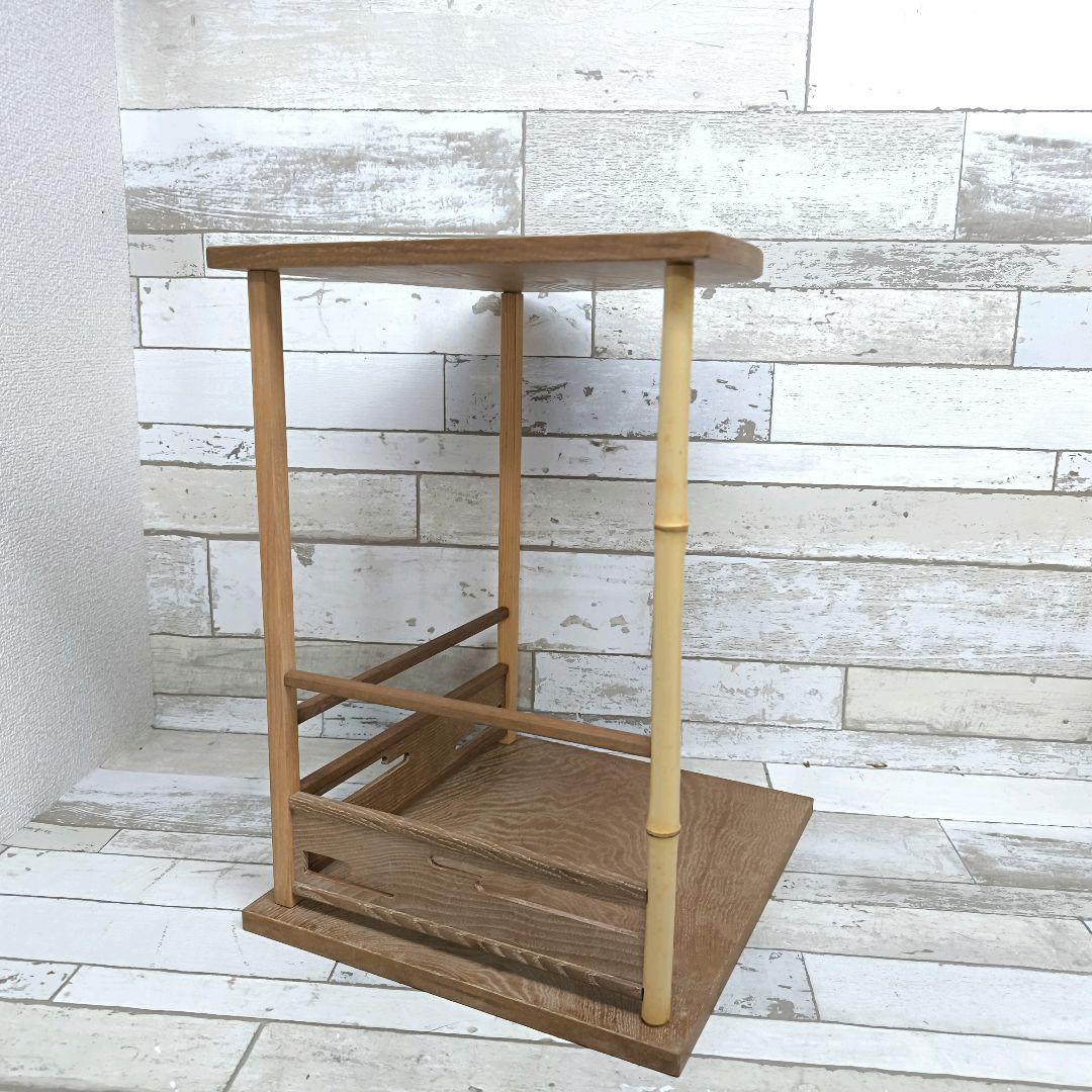 田原一斎 作 『三成棚』 裏千家 鵬雲斎好 組立式 共箱 茶道具