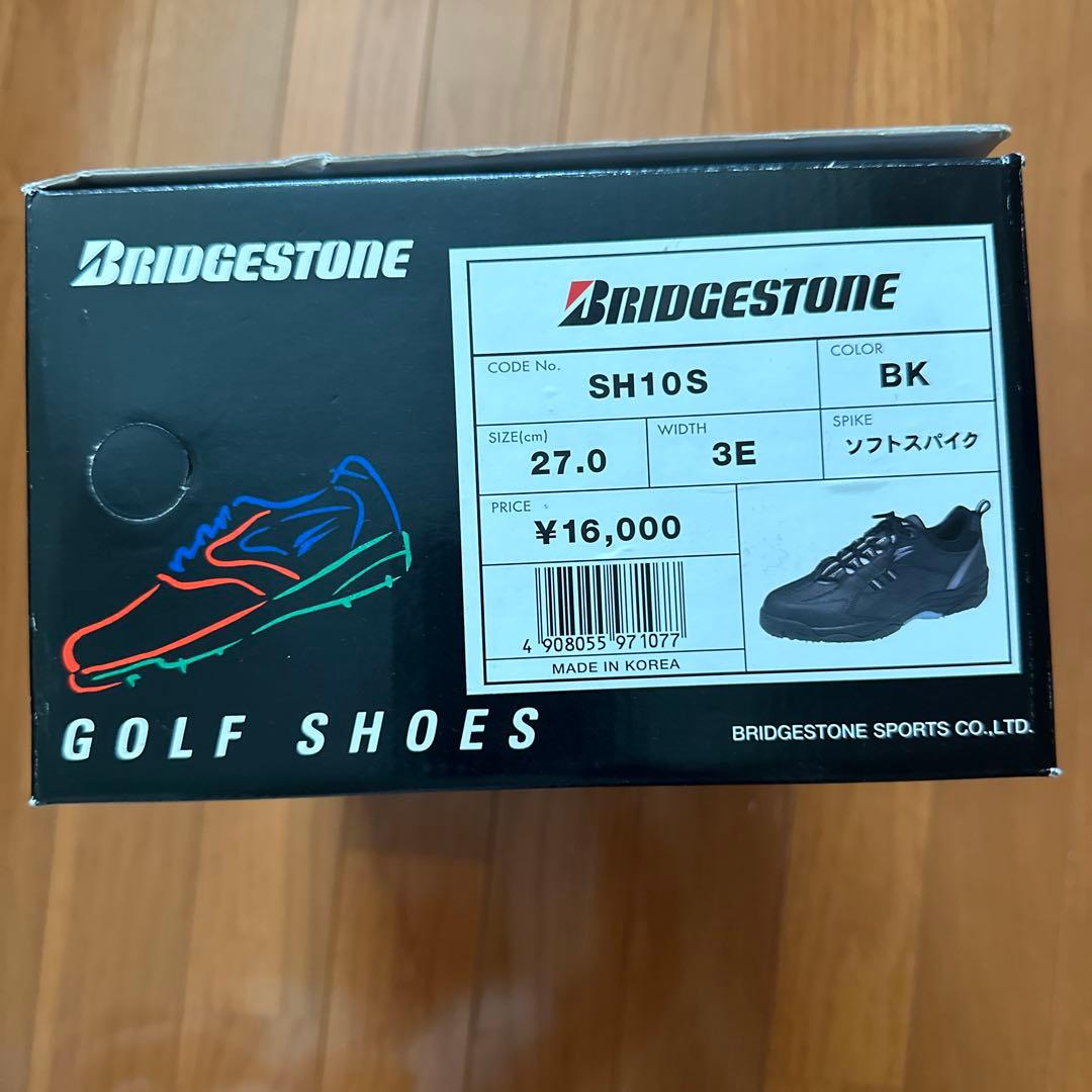【新品】BRIDGESTONE ゴルフシューズ 27.0cm BK