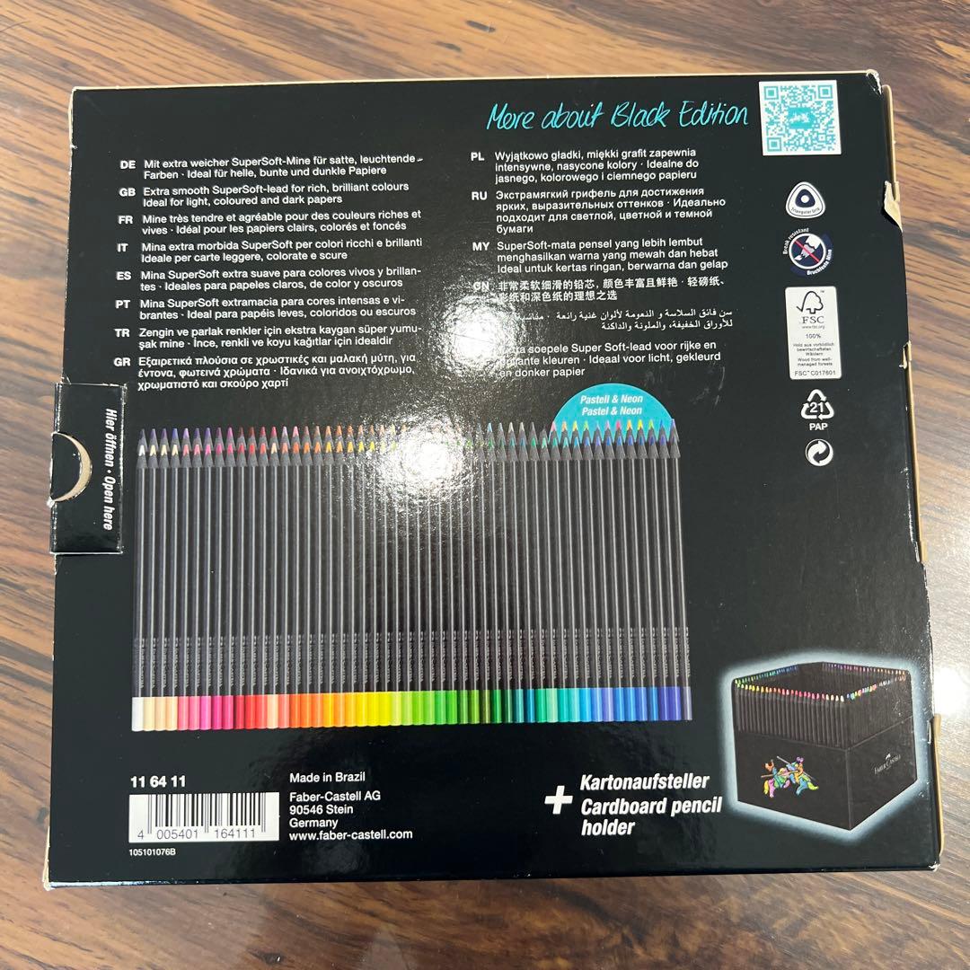【訳あり】ファーバーカステル ブラックエディション 100色