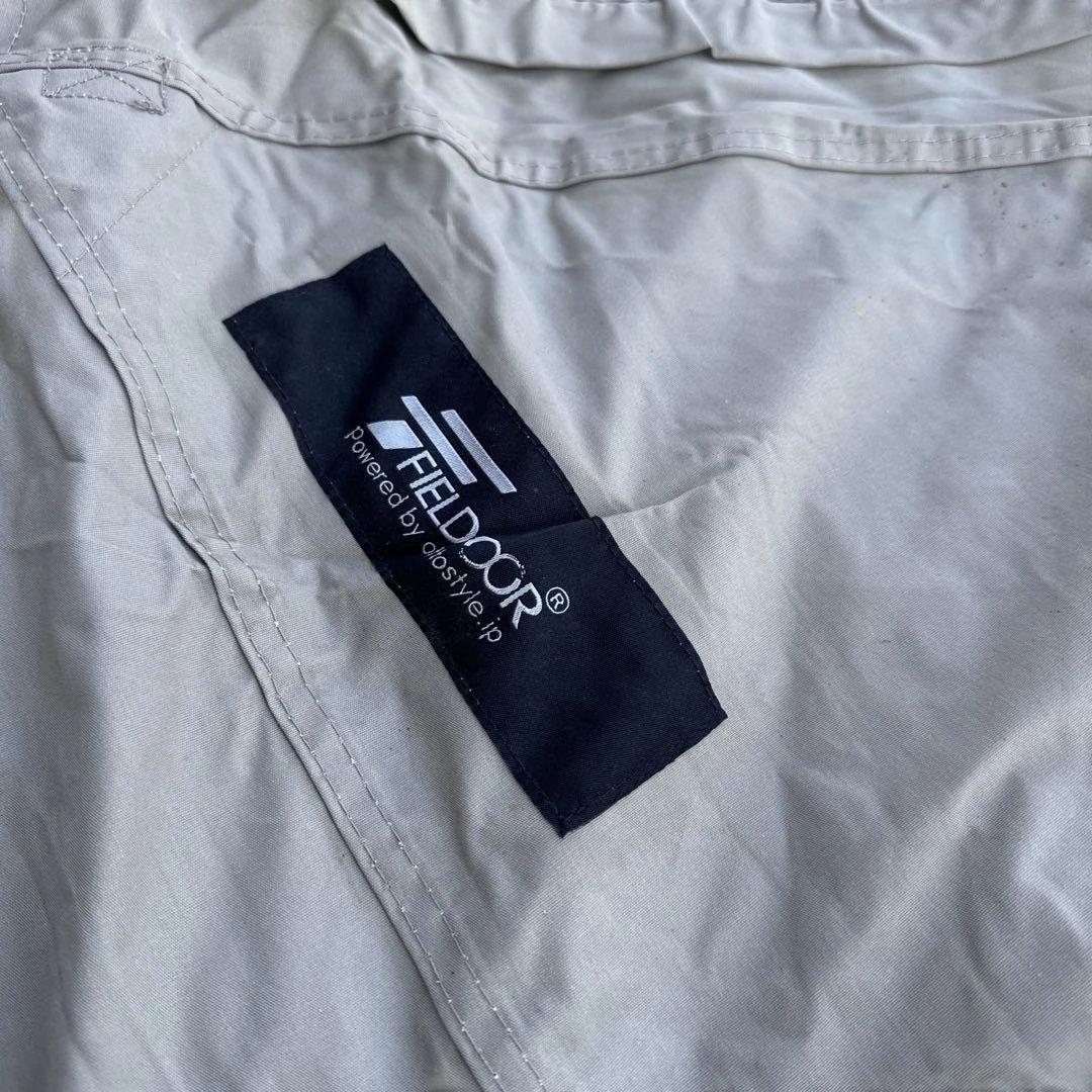 パップテント TC ポリコットン ソロキャンプ 二又ポール　サイドシート付き