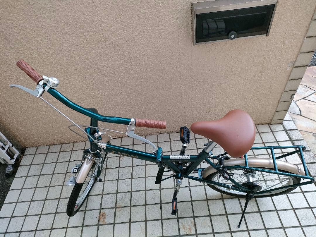 グリーン 折りたたみ自転車