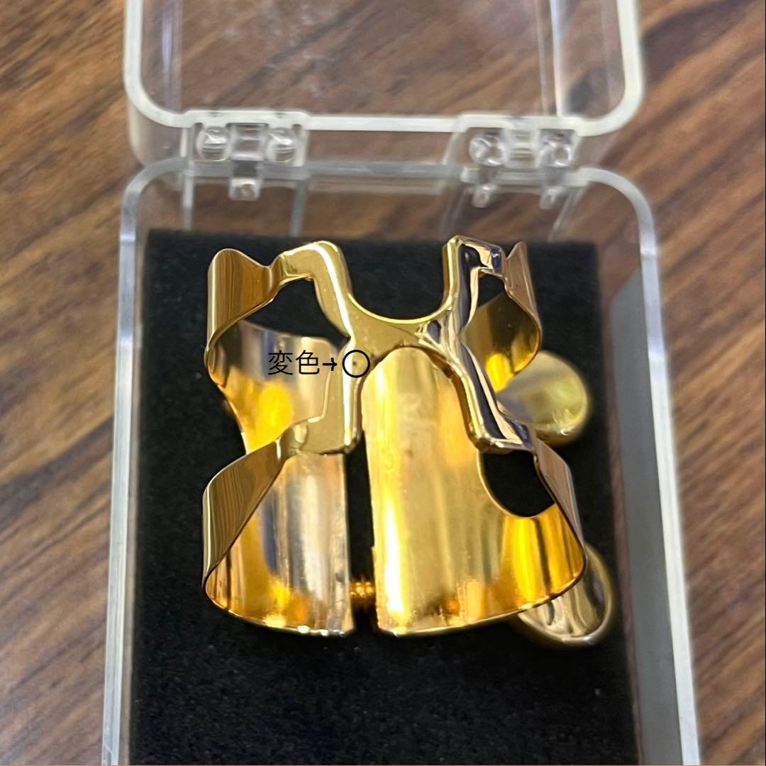 ハリソン クラリネットリガチャー金メッ キ