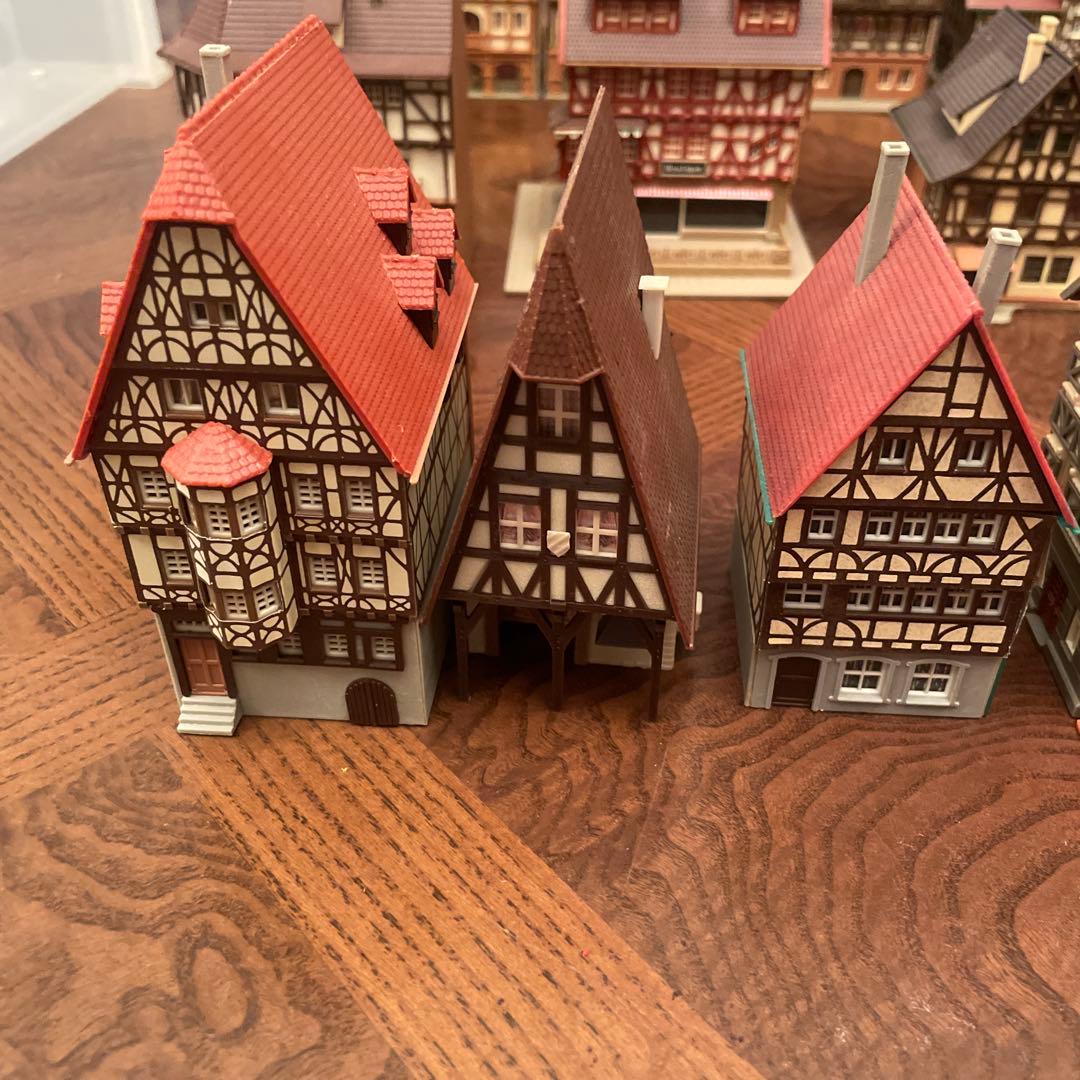 Nゲージ 欧州 建物模型　街並　14点まとめ　木組み　VOLLMER kibri