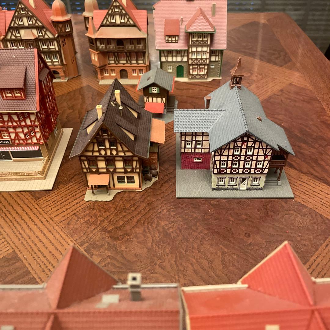 Nゲージ 欧州 建物模型　街並　14点まとめ　木組み　VOLLMER kibri