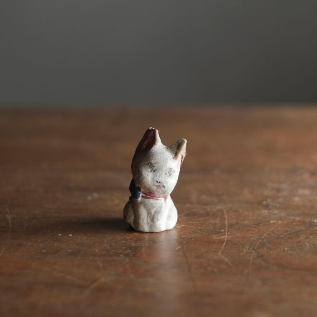 古い 土人形 猫 民芸 古道具 アンティーク 練り人形？