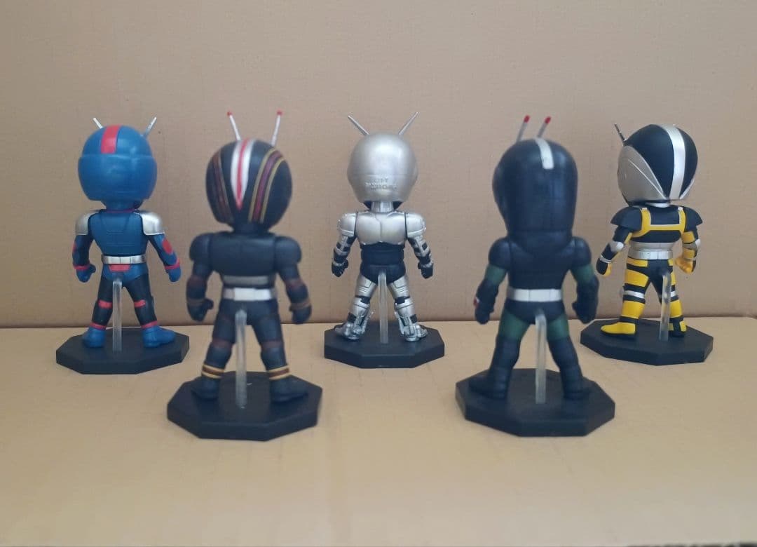ワーコレ　仮面ライダーブラック系列５体セット　ワールドコレクタブル　フィギュア