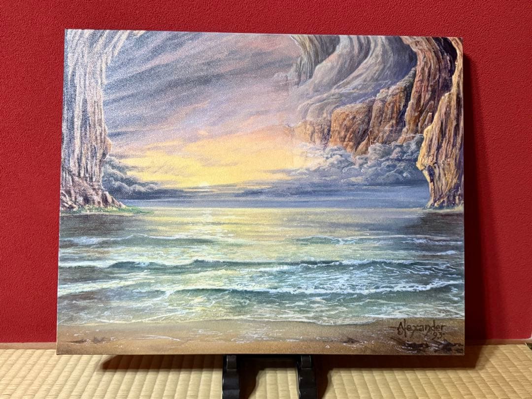 MTG underground sea アートキャンパス　超希少品デュアルランド