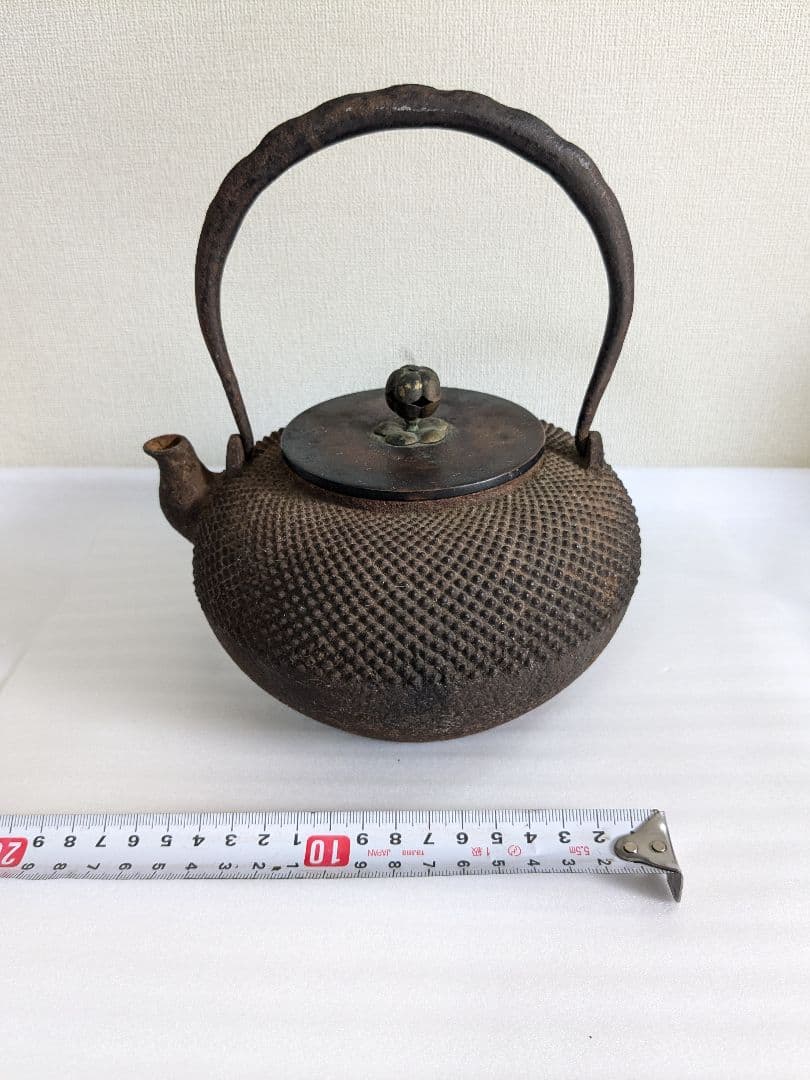 龍文堂 あられ 鉄瓶 ヴィンテージ