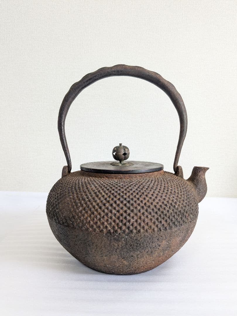 龍文堂 あられ 鉄瓶 ヴィンテージ